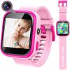Kids Smart Watches-Birthday Gift for Girls-Dual Camera Large storage for MP3 Music