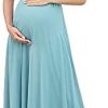 Ever-Pretty Women Chiffon V-Neck Maternity Party Dresses for Baby Shower with Sleeves