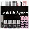 Lash Lift Kit, DIY Lash Lifting At Home, Rapid 5 Mins Eyelash Perming With Serum