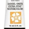 DANIEL SMITH Extra Fine Watercolor 15ml Paint Tube, Indian Yellow (284600045)
