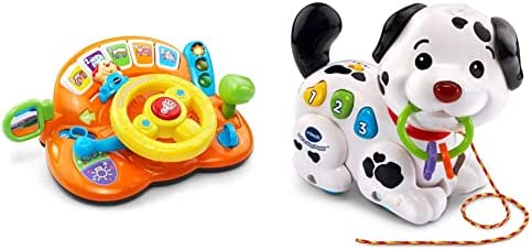 VTech Turn and Learn Driver Amazon Exclusive,Orange & Pull and Sing Puppy