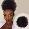 Instant Glitz Afro Puff Drawstring Ponytail Retro Kinky Curly Ponytail Wig Clip in