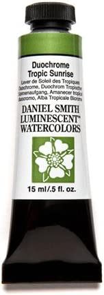 DANIEL SMITH Extra Fine Watercolor Paint, 15ml Tube, Duochrome Tropic Sunrise,