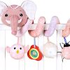 Ebrima Baby Pram Crib Activity Spiral Plush Toys & Stroller Toy & Car Seat Hanging