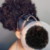 Instant Glitz Afro Puff Drawstring Ponytail Retro Kinky Curly Ponytail Wig Clip in