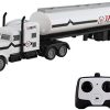 Vokodo RC Semi Truck And Trailer 18 Inch 2.4Ghz Fast Speed 1:16 Scale Electric Fuel