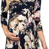 My Bump Women's Floral Maternity Dress(Made in USA)