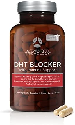 DHT Blocker - Hair Growth Supplement for Genetic Thinning for Men and Women |