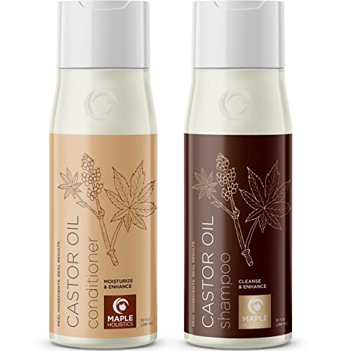 Castor Oil Shampoo and Conditioner Set - Jamaican Black Castor Oil Shampoo and Biotin