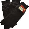 Pocket Socks by Zip It Gear - Dress Socks - Black (Mens Shoe (8.5 - 12.5))