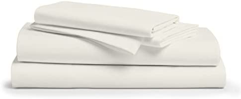 600 Thread Count Cotton - King Size Luxury Sheet Set - 100% Cotton Sheets - Silky &