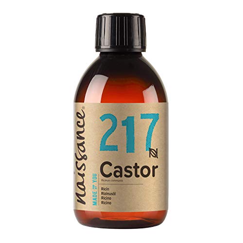 Naissance Cold Pressed Castor Oil 8 fl oz - For Hair, Beard, Eyelashes, Eyebrows,
