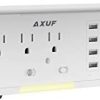 Outlet Shelf - AXUF Surge Protector Wall Outlet, Electrical Outlet Extenders & 4 USB