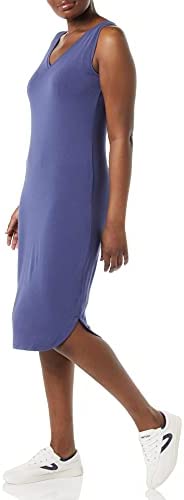 Daily Ritual Women's Jersey Standard-Fit Sleeveless V-Neck Midi Dress