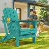 MUCHENGHY Folding Adirondack Chairs, Patio Chairs, Fire Pit Chairs, Outdoor Chairs,