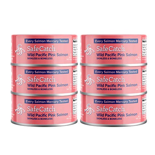 Safe Catch Canned Wild Pink Salmon Skinless and Boneless, Every Salmon Is Mercury
