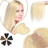 Benehair Clip in Top Hairpieces for Women with Thinning Hair Remy Human Hair Topper