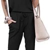 PRETTYGARDEN Women's Two Piece Outfit Sleeveless Crewneck Tops with Sweatpants Active
