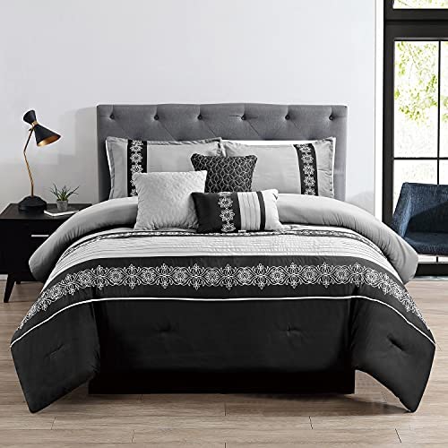 JML Queen Comforter Set, Down Alternative Bedding Comforter Sets - Luxury Quilted
