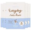 Everyday Rice Bran Soothing Sheet Mask With No Harsh Chemicals - Soft, Form-Fitting