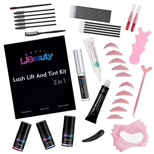 Libeauty Lash Lift and Color Kit, Professional Treatment Lash Enhancers, Fast Lifting