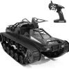 GoolRC RC Tank Car, 1/12 Scale 2.4GHz Remote Control Rechargeable Tank for Kids, 360°
