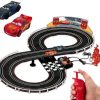 Electric Racing Tracks Loop Circuit Track Set Lightning McQueen Toys and Storm