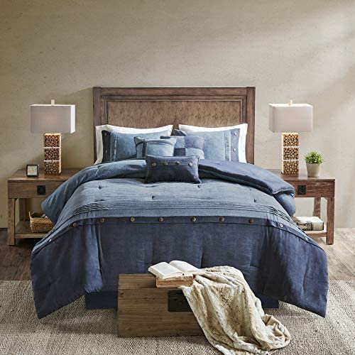 Madison Park Cozy Comforter Set, Faux Suede, Deluxe Hotel Styling All Season Down