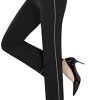 PUWEER Stretchy Women's Dress Pants, Pull on Dress Pants for Work Business Casual,