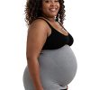 Belevation Maternity Band/Maternity Belly Band, Pregnancy Support Band - Gray 0-4 (S)