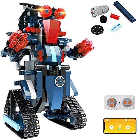STEM Building Block Toy RC Robot for Kids, aukfa App Controlled & Remote Control
