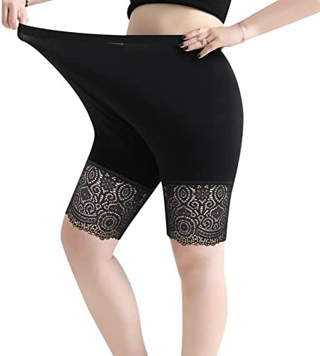 Mesh Breathable Anti Chafing Slip Shorts for Under Dresses Women Lace Quick-drying
