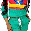 VOIKERDR Women 2 Piece Outfits Tracksuit Jumpsuits Lightweight Windbreaker Pullover
