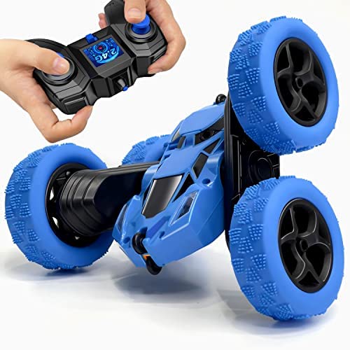 [2022 Latest] RC Remote Control Cars, Long Battery Life 4WD 2.4Ghz-Double Sided 360°