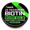 2X Thickening BIOTIN Beard Balm for Men / Mustache Wax for Thicker Facial Hair Growth