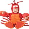 3-24M Hat+Romper+Foot Lobster Newborn Baby Toddle Baby Costume Cosplay Romper Clothes