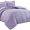 3-Piece Down Alternative Comforter Set (King, Lavender)