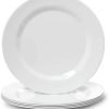 6pcs Melamine Dinner Plates - 10 3/4 inch Melamine Plates Camper RV Dishes Set for