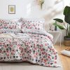 7pc Bed in A Bag King Size Comforter Set, Geometric Print Neutral Comforters,