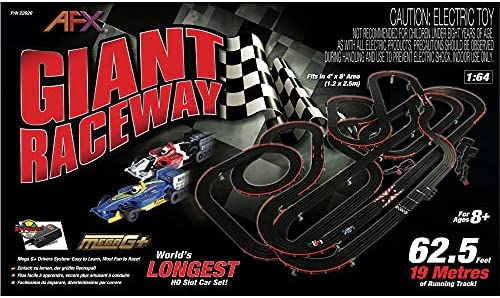 AFX/Racemasters Giant Raceway Set Without Digital Lap Counter, AFX22020