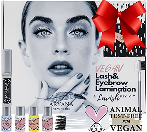 ARYANA NEW YORK Eyebrow and Lash Lamination Kit | Trendy Full Brows And Curled