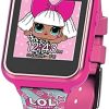 Accutime Kids LOL Surprise Hot Pink Educational Learning Touchscreen Smart Watch Toy