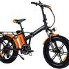 Addmotor Motan Electric Fold Bicycles, Electric Bikes Folding 20" Fat Tire Ebike