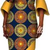 African Dresses for Women Traditional Ankara Kente Beautiful Print for Party Wedding