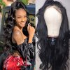Ali Pearl Hair Body Wave 13x4 Lace Front Human Hair Wig For Black Women Pre Plucked