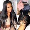 AliPearl Hair Wig Straight HD Lace Front Wigs Human Hair Pre Plucked for Black Women