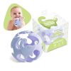 Ashtonbee Dino Baby Teething Toys, Food-Grade Silicone Teethers for Babies, Textured