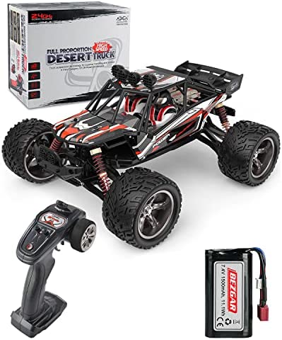 BEZGAR HM122 1/12 Scale RC Truck, 2WD High Speed 38 Km/H Remote Control Off Road