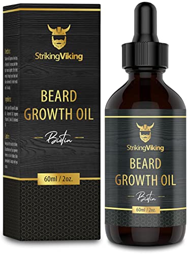 Beard Growth Oil with Biotin – Thickening and Conditioning Beard Oil - All Natural