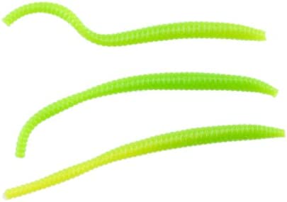 Berkley PowerBait Power Floating Trout Worm , Green Chartreuse, 3" (15 Count)